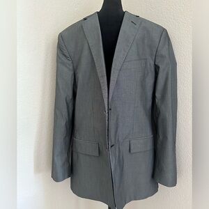 VERSACE Collection Black & Grey Wool Sport Coat Blazer 42 (t6)